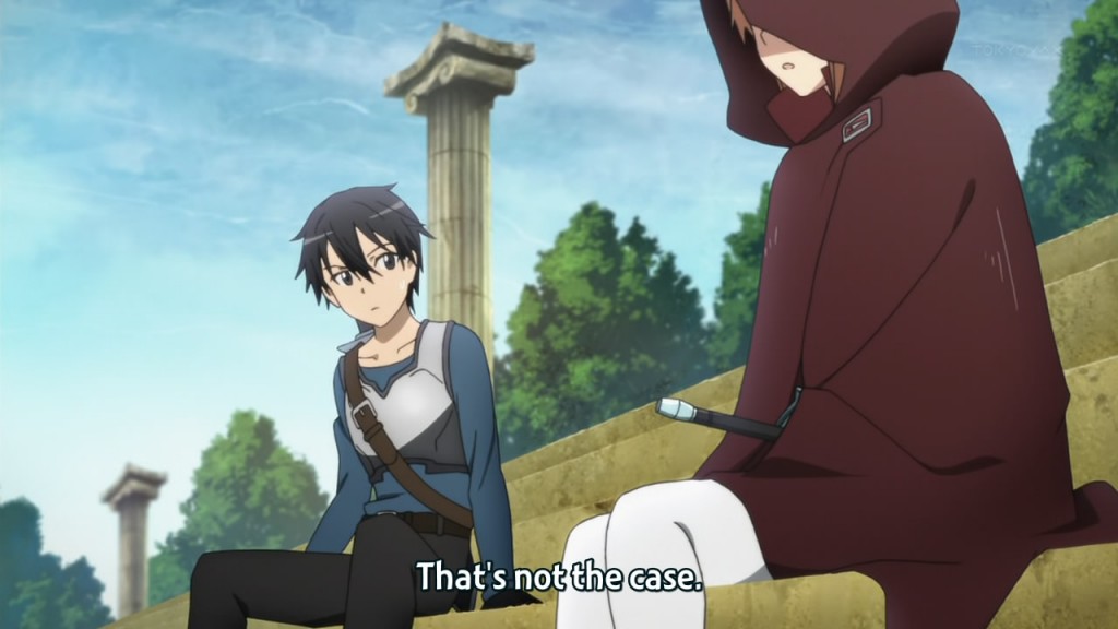 Fansub Review Utwoots Sword Art Online Episode 02 Crymore Net